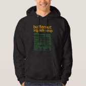 Butternut Squash Soup Nutrition Feit Thanksgiving Hoodie (Voorkant)