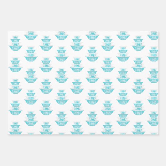 Butterprint Pyrex inpakpapier (Voorkant)