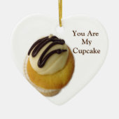 Butterroom Cupcake Ceramic Ornament (Voorkant)
