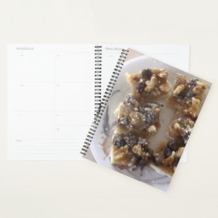 Buttertart-vierkantskalender Planner
