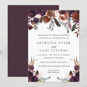 Butterum & Plum Faire-part de mariage
