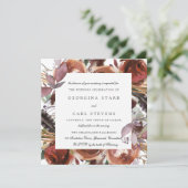 Butterum & Plum Faire-part de mariage | CARRÉ (Debout devant)