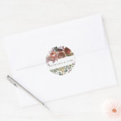 Butterum & Plum gepersonaliseerde bruiloft Sticker (Envelop)