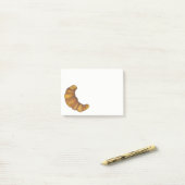 Buttery Croissant Crescent French Breakfast Pastry Post-it® Notes (Op bureau)