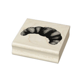 Buttery Flaky Croissant French Crescent Pastry Rubberstempel
