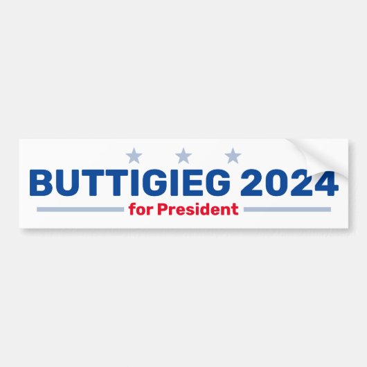 Buttigieg 2024 bumpersticker (Voorkant)