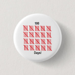 Button "100e dag van de school"