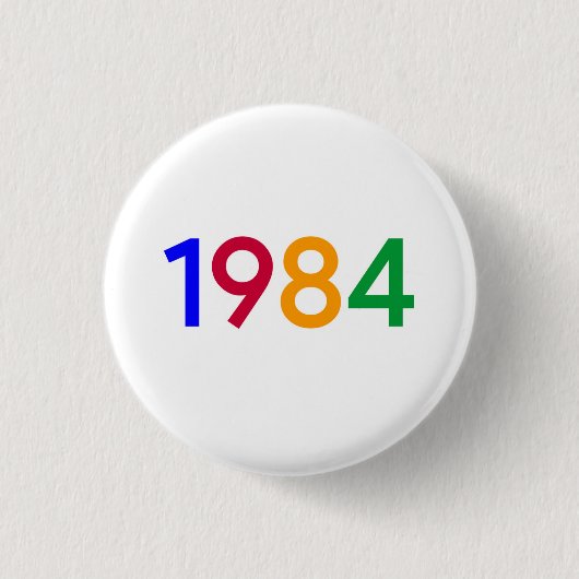 Button 1984 - Pinback (Voorkant)