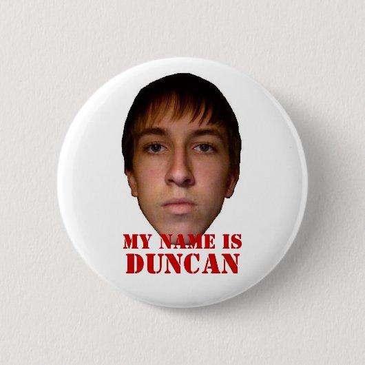 Button 2010, mijn naam is Duncan (Voorkant)
