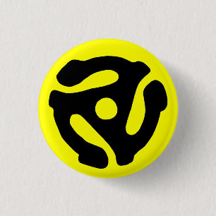 Button 45-rpm Record invoegen