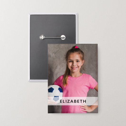 Button Aangepaste fotopoorten (Voorkant / Achterkant)