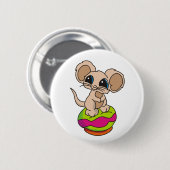 Button aangepaste muis (Voorkant /achterkant)