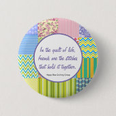 Button Aangepaste patchwerkquilters (Voorkant)