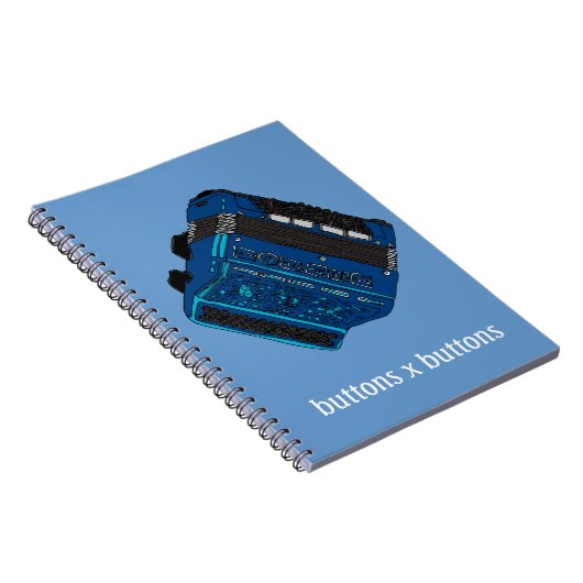 Button Accordion Note Notitieboek (Rechterzijde)