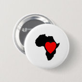 Button, Afrika, Button, LIEFT, Afrika, Ronde Button 5,7 Cm (Voorkant /achterkant)