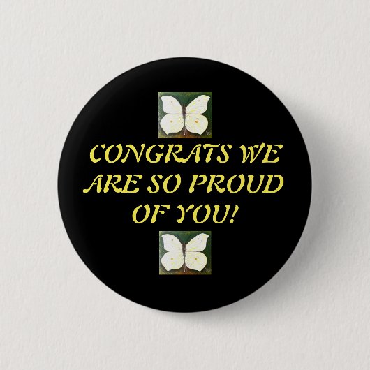 Button Afstuderen Congrats Zalnok (Voorkant)