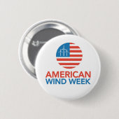 Button - Amerikaanse windweek (Voorkant /achterkant)