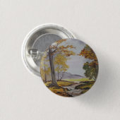 Button Ann Hayes schilder Forest Stream (Voorkant /achterkant)