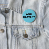 Button Anti-Savery Turuoise Blue (In situ)