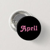 Button april (Voorkant /achterkant)