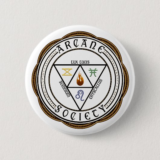 Button Arcane Society (Voorkant)