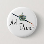 Button "Art Diva" (Voorkant)