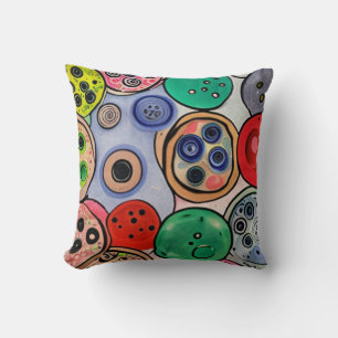Button Art Kussen