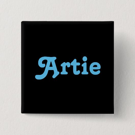 Button Artie (Voorkant)