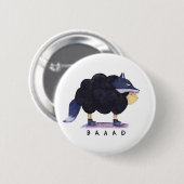 Button "Baaad Baaad Black Sheep" (Voorkant /achterkant)