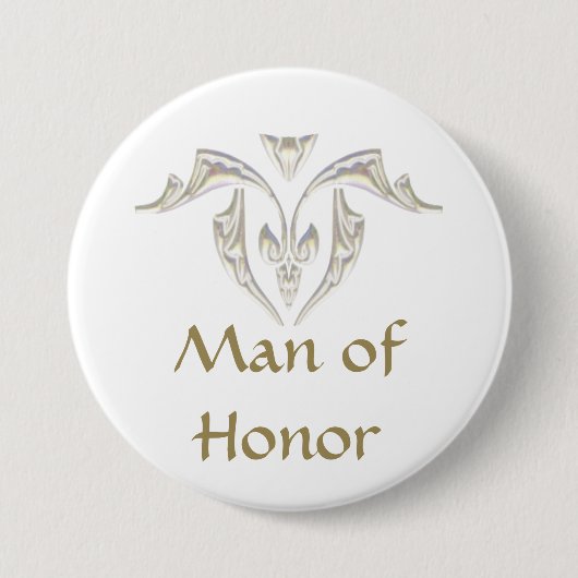 Button Badge - Man van de eer (Voorkant)