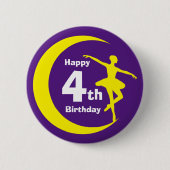 Button - Ballerina 4 jarig (Voorkant)
