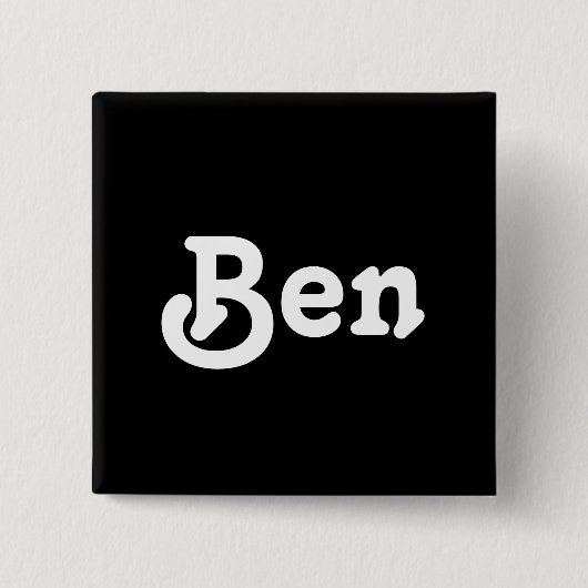 Button Ben (Voorkant)