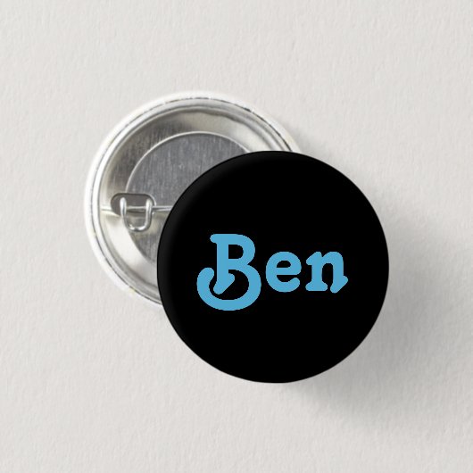 Button Ben (Voorkant /achterkant)