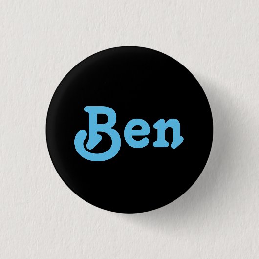 Button Ben (Voorkant)