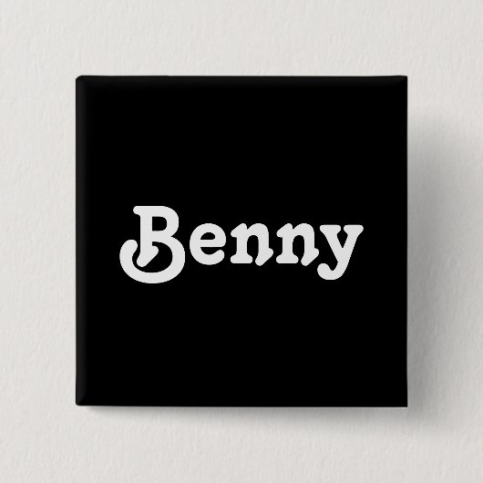 Button Benny (Voorkant)