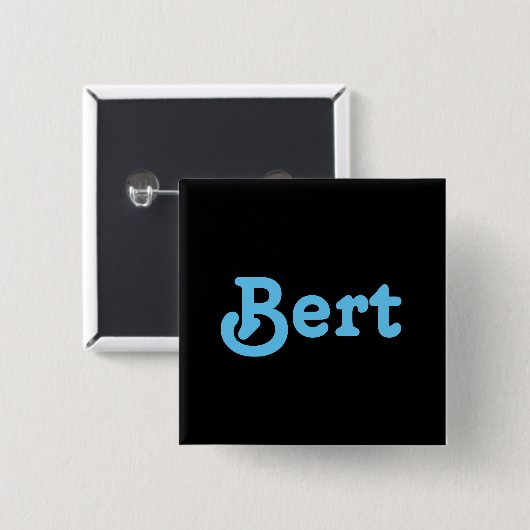 Button Bert (Voorkant /achterkant)