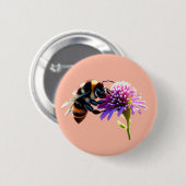 Button bij bijen (Voorkant /achterkant)