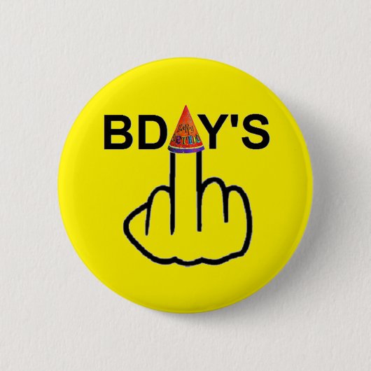 Button Birthday Flip (Voorkant)