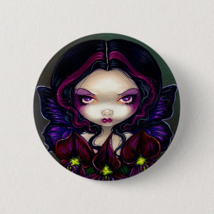 Button "Black Orchid Fairy"