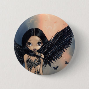 Button "Black Winged Angel"