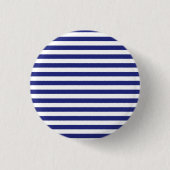 Button Blauwe en witte strepen (Voorkant)