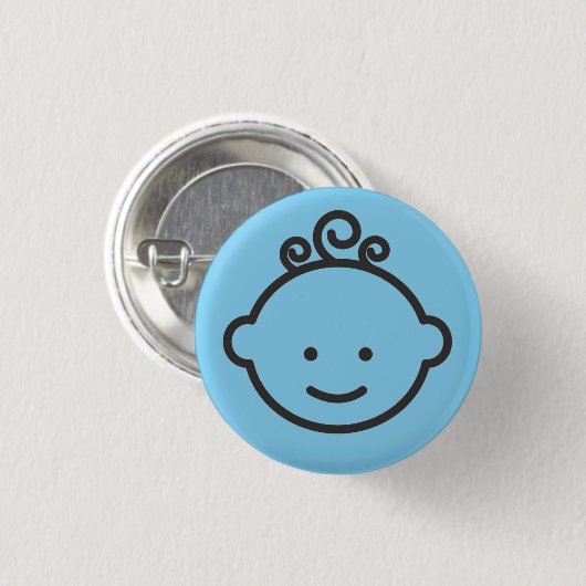 Button: BLUE || Vecteezy.com Ronde Button 3,2 Cm (Voorkant /achterkant)