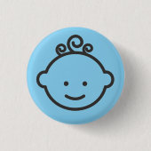 Button: BLUE || Vecteezy.com Ronde Button 3,2 Cm (Voorkant)