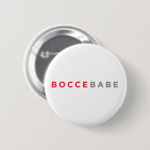 Button "Bocce Babe" (Voorkant /achterkant)