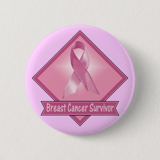 Button - borstkanker overleving (Voorkant)