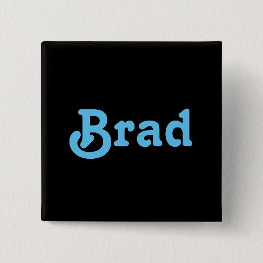 Button Brad (Voorkant)