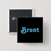 Button Brent (Voorkant /achterkant)