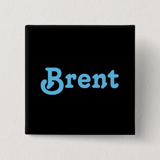 Button Brent (Voorkant)