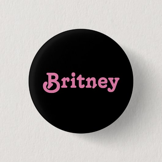 Button Britney (Voorkant)