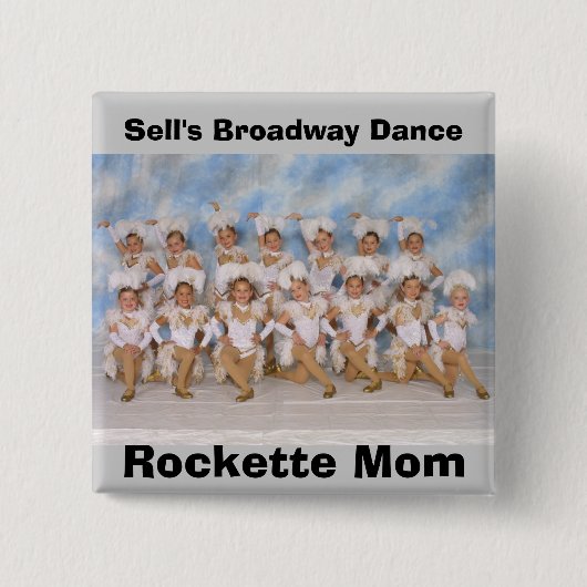 Button Broadway Dance Rockette (Voorkant)